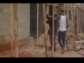 Africano nigerian ghetto chaps gangbang un vergine / parte io