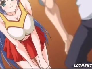 Hentai xxx movie with titty cheerleader