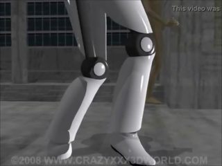 תלת ממדים אנימציה: robot captive