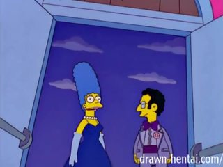 Simpsons adulte agrafe - marge et artie afterparty