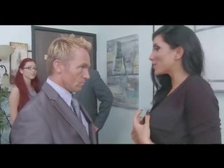 Desirable damsel Romi Rain fucked at work