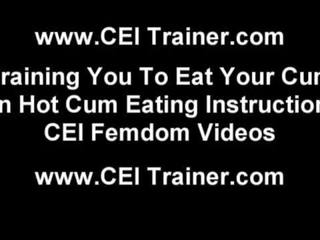 I hope you like eating your own superb cum CEI